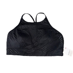LULULEMON FLOW Y WRAP FRONT HIGH NECK BRA RHEM COLOR SIZE 6 NWT